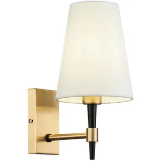 Maytoni Wandleuchte, Messing, Metall, Textil, Vintage,Vintage, zylindrisch,zylindrisch, 14x28x19 cm, RoHS, CE, Lampen & Leuchten, Innenbeleuchtung, Leuchten nach Räumen, Schlafzimmerlampen