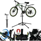 Mucola Fahrrad Montageständer Werkstatt 360° Reparatur zentrierständer Fahrradständer Reparaturständer Werkzeugständer Verstellbar - Schwarz