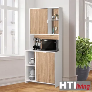 Hti-Living Küchenschrank Malin Weiß Sonoma