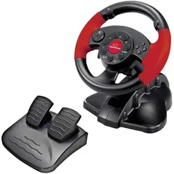 Xlyne EG103 (PC, PS3), Gaming Controller, Rot, Schwarz