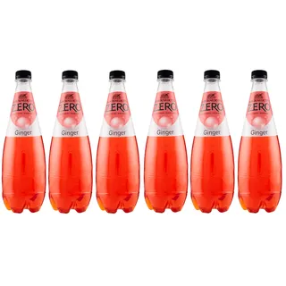 6x San Benedetto Ginger Zero Erfrischungsgetränk Ingwergeschmack PET 75cl