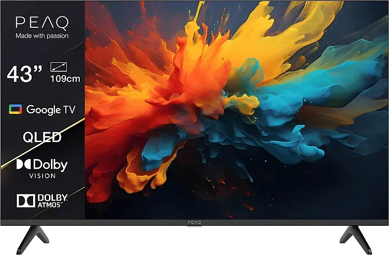 PEAQ PTV 43GQU-5024T QLED TV (43 Zoll / 108 cm, 4K, SMART TV)
