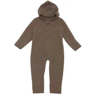 Merino Baby Overall  Wollfleece , braun
