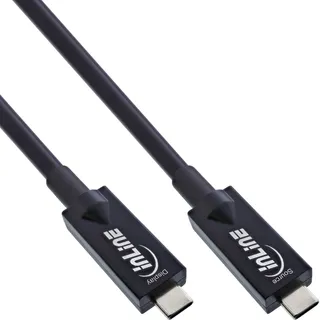 InLine USB 3.2 Gen.2 AOC Kabel (5 m, USB 3.2 Gen 2, 60 W), USB Kabel