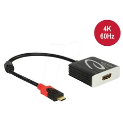 DELOCK 62730 - USB C Stecker auf HDMI 4K/60Hz Buchse DP-Alt Mode