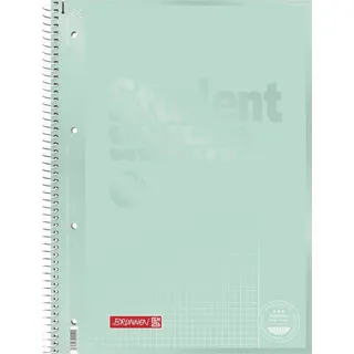 Brunnen Collegeblock Premium Student Colour Code | A4, Außenrand, 90 g/m2, 80 Blatt, kariert