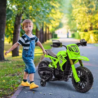 aiyaplay Elektro Kindermotorrad 6V grün (1-tlg)