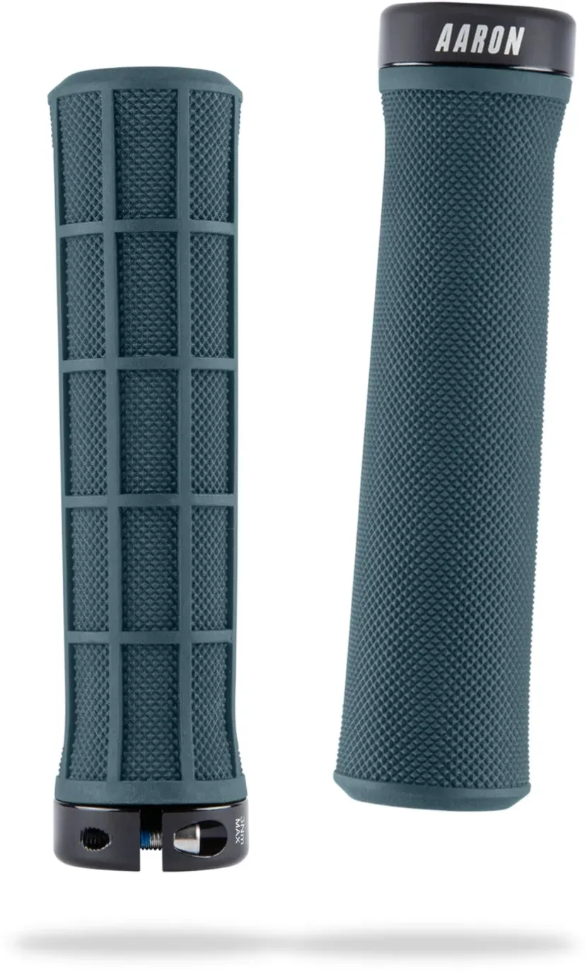 AARON Peak - MTB, Enduro & BMX Fahrradgriffe - Grau Blau