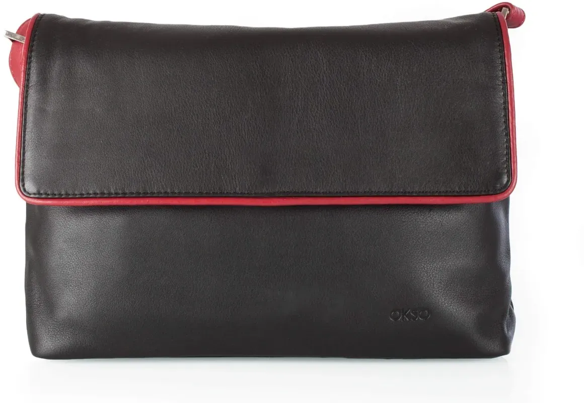 Okso Umhängetasche Deluxe #3012 black/red