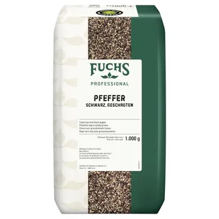 FUCHS Pfeffer schwarz geschrotet 1000 g