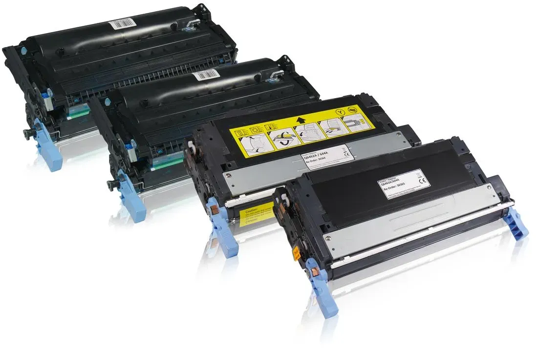 Multipack kompatibel zu HP Q6460A / 644A enthält 1xBK, 1xC, 1xM, 1xY