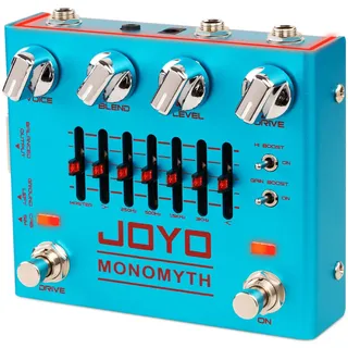 JOYO Bass Overdrive Amp Simulator Pedal mit EQ und Rauschunterdrückung für Bass (Monomyth R-26)