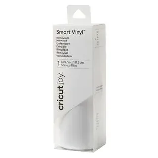 Cricut Vinylfolie wiederablösbar weiß 13,9 x 121,9 cm, 1 Rolle
