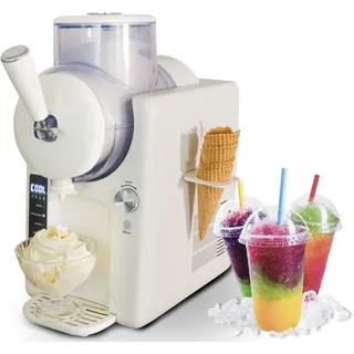 Unold 48950 2in1 Slush- & Softeismaschine Sofie weiß, 1,5l