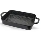 ELO Rechteckbräter BELUGO 41 x 26 cm 4,4 Liter mit Grillboden INDUKTION