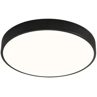 Natsen LED 48W Deckenlampe Ultraslim 50x50x4cm (Schwarz) für Wohnzimmer Schlafzimmer Küche Büro Diele Flur - Schwarz