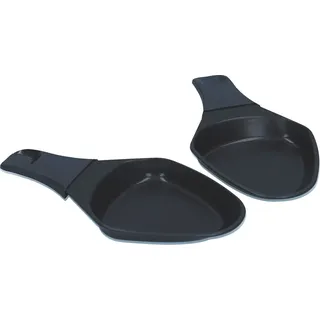 Tefal XA400102 Pfännchen 2Stk oval antihaftbeschichtet für Raclette Raclette-Grill - Schwarz
