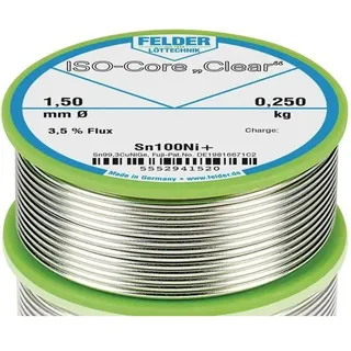 Felder Lötdraht ISO-Core® Clear 1,5 mm 250 g Sn100Ni+
