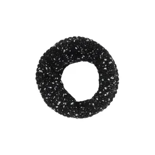 S.Oliver - Loop-Schal in Melange-Optik, Damen, schwarz, 1