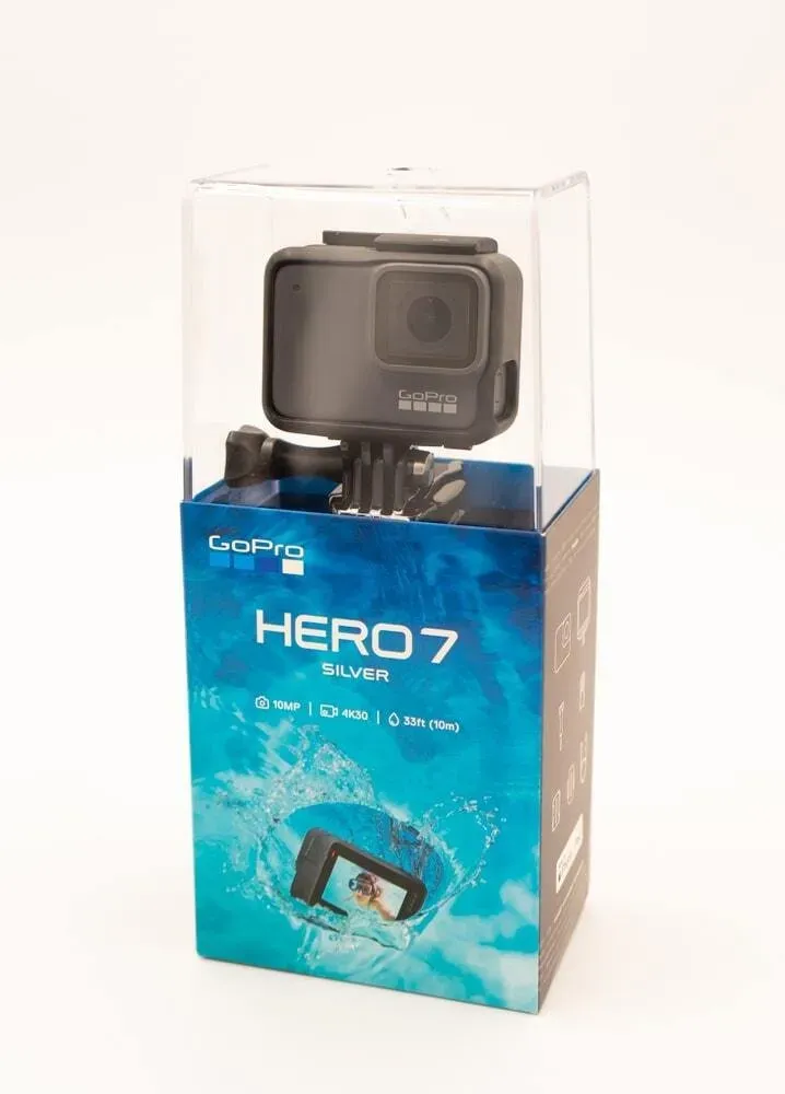 GoPro Hero7 [10MP, 2"] silber | Zustand: Neu & original versiegelt