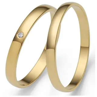 Firetti Trauring Schmuck Geschenk Gold Hochzeit Ehering Trauring "LIEBE", Made in Germany, wahlweise mit oder ohne Brillant gelb|goldfarben 60