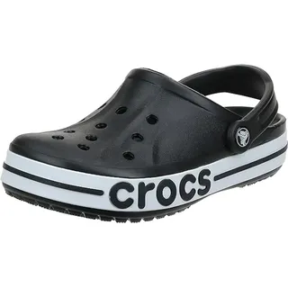 Crocs Unisex Adult Bayaband Clog, Black/White, 39/40 EU - 39/40 EU