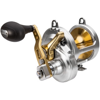 SHIMANO Moulinet Baitcasting Reel Talica II 25lb 2-Speed - 950g - R.5.2:1-3.1:1 - RETR.104-56cm - Bk.20Kg - TAC25IICAM