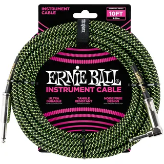 Ernie Ball EB6077 Instrumentenkabel 3 m - Instrumentenkabel