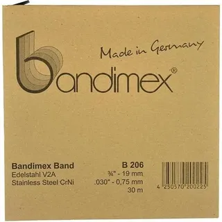 Bandimex Stahlband V2A, 16mm-5/8", L 30m