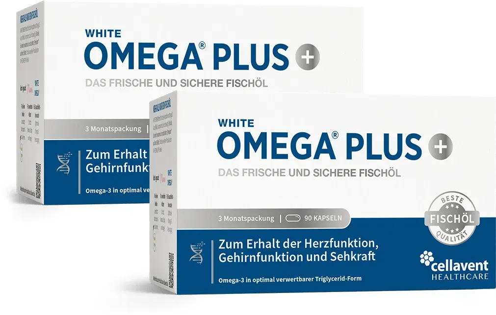 Omega-3 Kapseln mit 800 mg – WHITE OMEGA PLUS 6 Monate