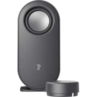 Logitech Z407 Bluetooth-Computerlautsprecher mit Subwoofer und kabelloser Steuerung, Raumfüllendem Sound, Premium-Audio mit mehreren Eingängen, USB-Lautsprechern, UK-Stecker - Graphit, Schwarz