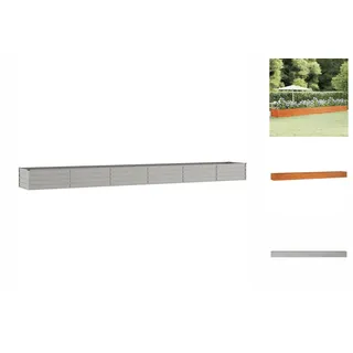 600 x 80 x 45 cm Cortenstahl