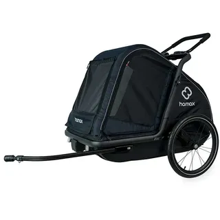 Hamax Pluto L Hundeanhänger - navy blau/ black