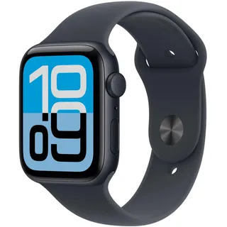 Apple Watch SE 3 GPS 44 mm Aluminiumgehäuse Mitternacht Sportarmband Mitternacht M/L