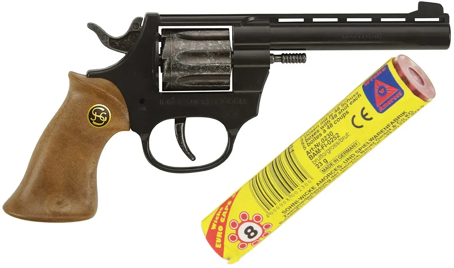 Schrödel - Spielzeugpistole -  Super 88, 8 Schuss
