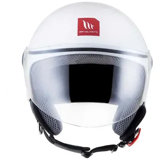MT Helmets Street weiss M