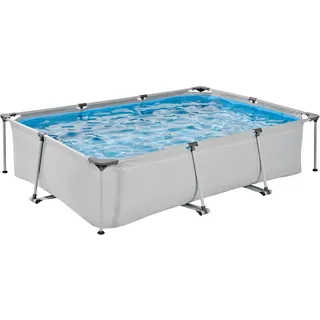 EXIT TOYS Soft Grey Pool 300 x 200 x 65 cm inkl. Filterpumpe