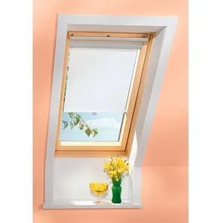 VELUX Sichtschutzrollo mit Haken RHL CK00 1086 Hellbeige, Schiene: alu