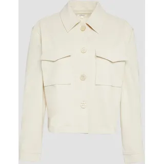 S.Oliver Jacke im Relaxed Fit aus Struktur-Jersey, beige 42