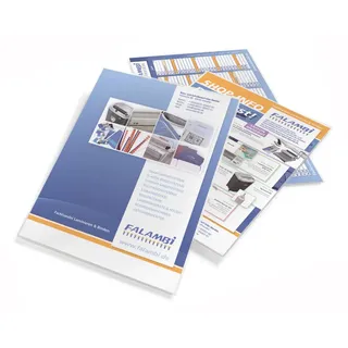 100 matte Laminierfolien DIN A4 2x 75/80 mic., matt, Laminiertaschen