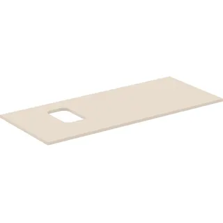 Ideal Standard i.life B Waschtischplatte für einen Aufsatzwaschtisch 120,2 cm, Badmöbel, sandbeige