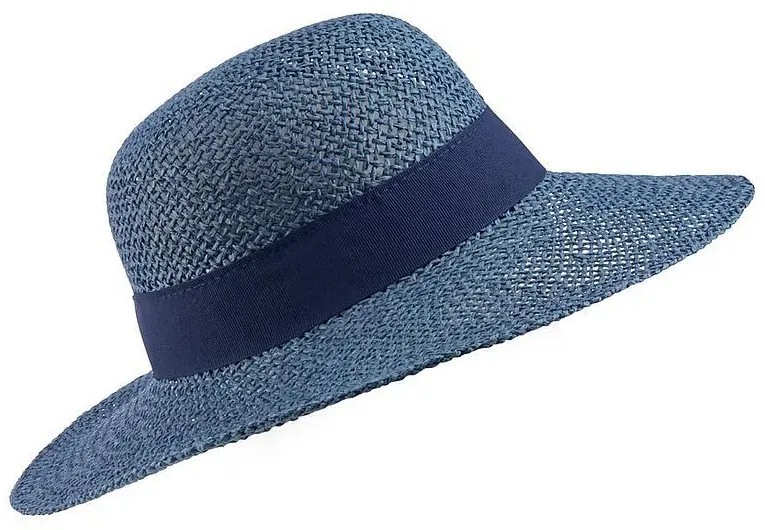 Strohhut Peter Hahn blau