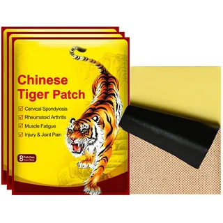 24 Stück Schmerzlinderung Patch, Schmerzlinderung Wärmepflaster Aufkleber, Tiger Schmerzlinderung Patch, für den ganzen Körper Rücken Nacken Schulter Hals Wohltuende Wärme gegen Schmerzen