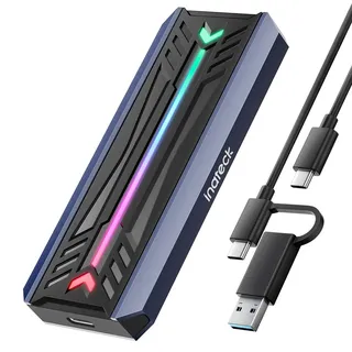 Inateck M.2 NVMe SATA SSD-Gehäuse 1 x M.2 USB 3,2 (FE2024)