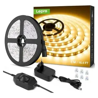 Lepro LED-Streifen 5M 3000K dimmbar
