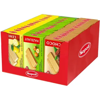 Napoli Schnittenblock-Mix in verschiedene Sorten120 g, 39er Pack