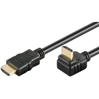 goobay 31924 High Speed HDMI-Kabel mit Ethernet abgewinkelt 5,0 m