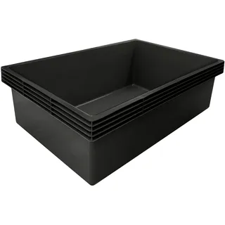 UBBINK Teichschale Fertigteich Victoria Quadro 7 Kübel rechteckig 980 l schwarz