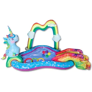 Happy People Playcenter Einhorn mit Rutsche (254x198x145cm)