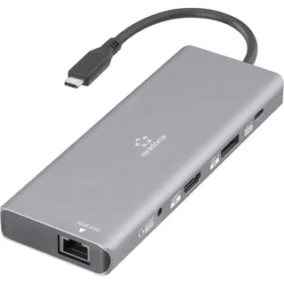 Renkforce USB-C® Dockingstation RF-DKS-905 10-in-1 8K PD 3.1 Passend für Marke Dockingstations: Universal USB-C® Power Delivery